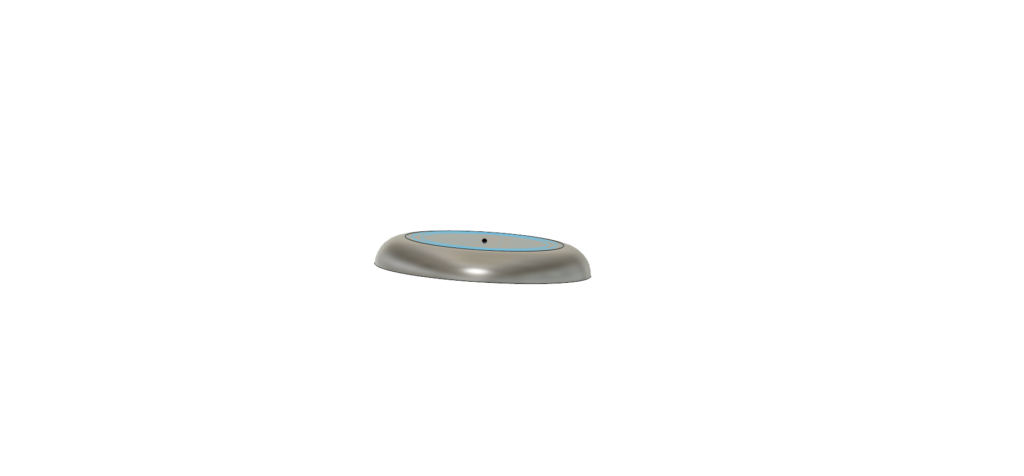 Frisbee Model 3d model of a frisbee (top view)
