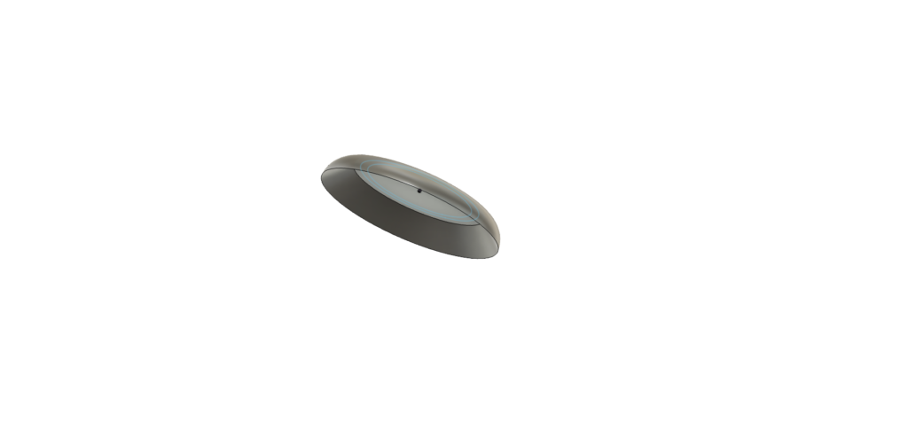 Frisbee Model 3d model of a frisbee (underside view)