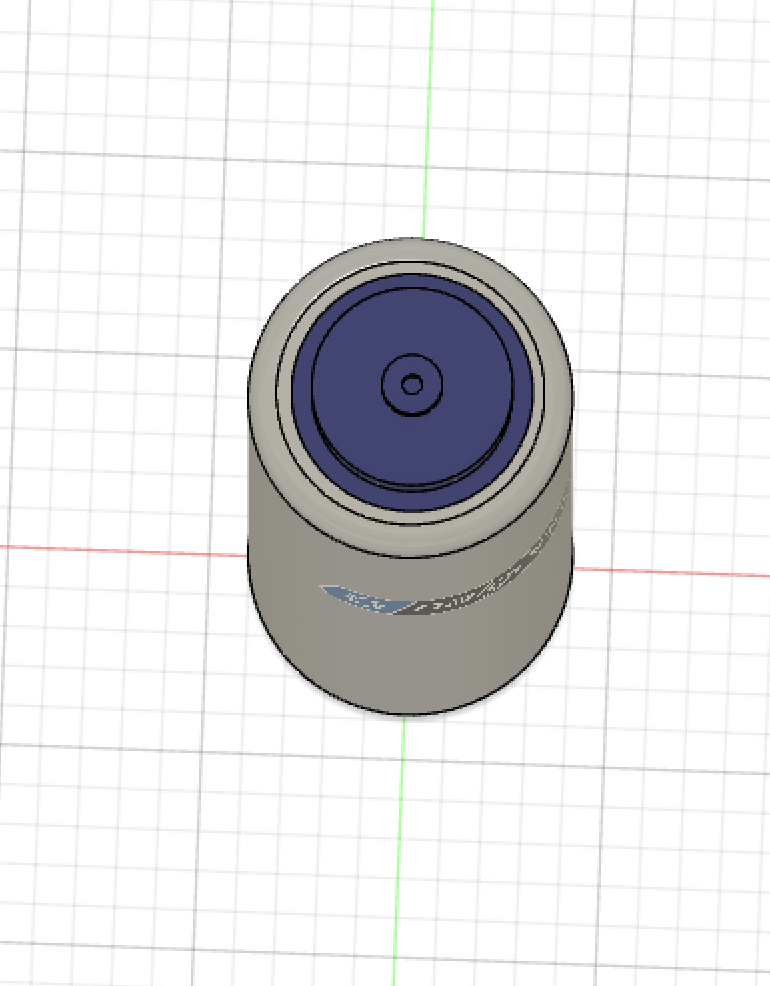 Top view of nalgene purple top